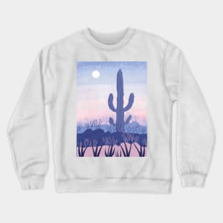 Violet cactus Crewneck Sweatshirt